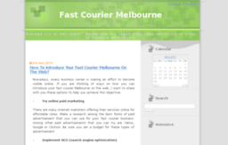 fastcouriermelbourne.sosblogs.com