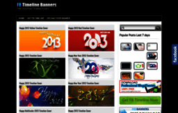 Timeline Banner at Websites Milonic