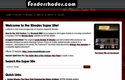 fenderrhodes.com