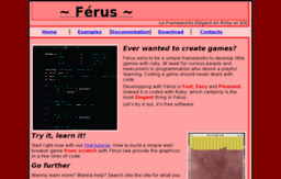 ferus.rubyforge.org