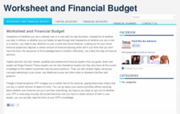 financialbudgetworksheet.com