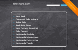 firsthurt.com