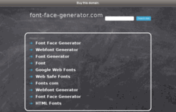 font-face-generator.com
