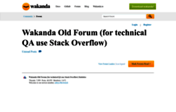 forum.wakanda.org