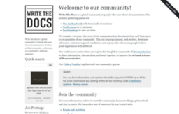 forum.writethedocs.org