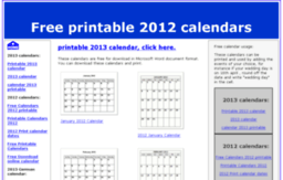 free-2012-calendar.com