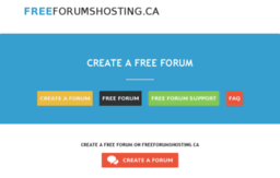freeforumshosting.ca