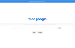 freegoogle.com