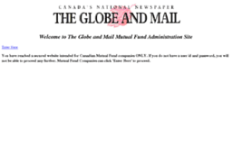 fund.theglobeandmail.com