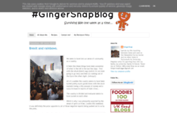 gingersnapblog.co.uk