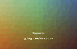 goinghomeless.co.za