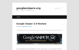 googlesniperx.org
