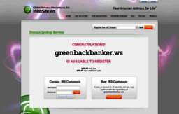 greenbackbanker.ws