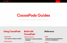 guides.cocoapods.org
