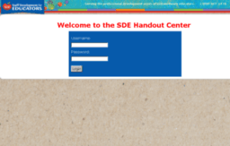 handouts.sde.com