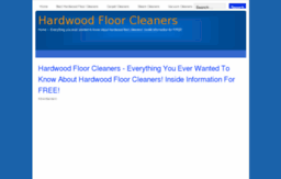 hard-wood-floor-cleaners.com