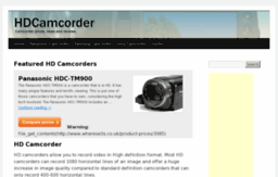 hdcamcorder.org.uk