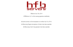 hfbservers.com