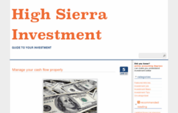 highsierrainvestments.net