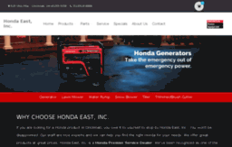 hondaeastpowerequipment.com