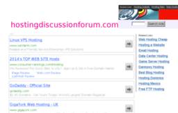 hostingdiscussionforum.com