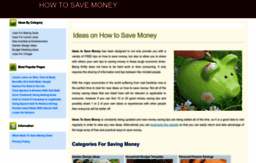 ideas-to-save-money.com