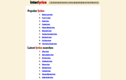 interlyrics.com