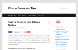 iphone-recovery-tips.com