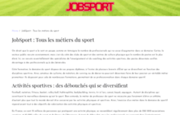 jobsport.fr