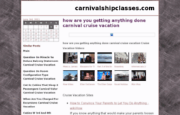 koth.carnivalshipclasses.com