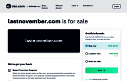 lastnovember.com