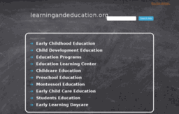 learningandeducation.org