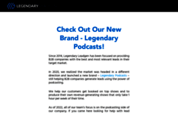legendaryleadgen.com