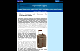 lightweightluggage.freewebtools.com