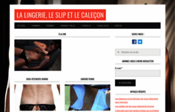 lingerie-slip-calecon.com