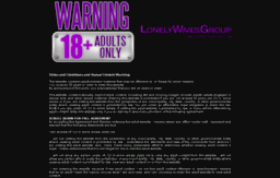 lonelywivesgroup.com