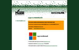 masonlivelogin.gmu.edu