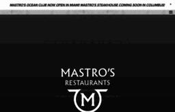 mastrosrestaurants.com
