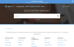 matrix-manuals.squiz.net
