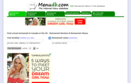 menudb.com