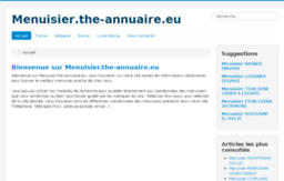 menuisier.the-annuaire.eu