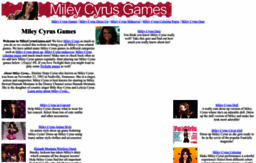 mileycyrusgames.net