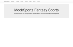 mocksports.com