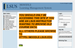 moodle2015.lsus.edu