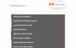 mrletterspress.com