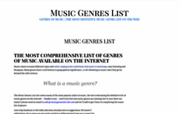 musicgenreslist.com