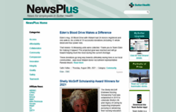 newsplus.sutterhealth.org