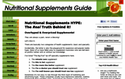 no-hype-nutritional-supplements-guide.com