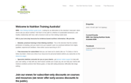 nutritiontrainingaustralia.com.au