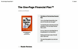 onepagefinancialplan.com